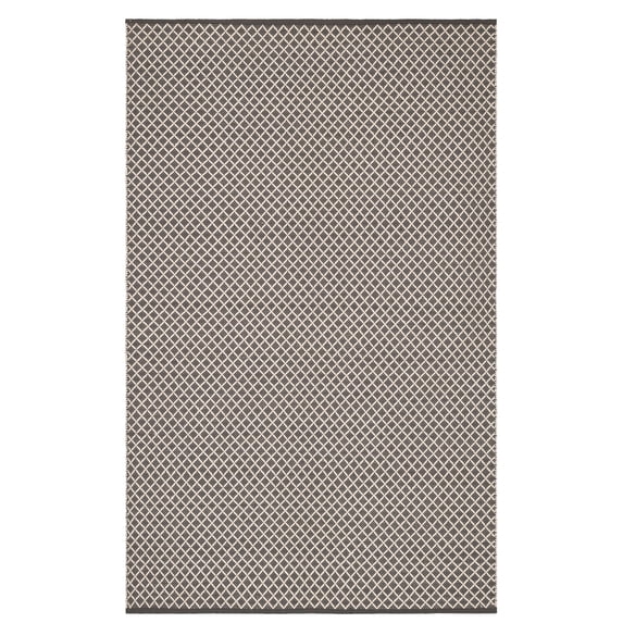 Trellis Grey Handwoven Indoor/Outdoor Rug, 8' x 10'