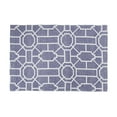 thumbnail image 1 of Trellis Navy Cotton Placemat Set of 6, 1 of 4