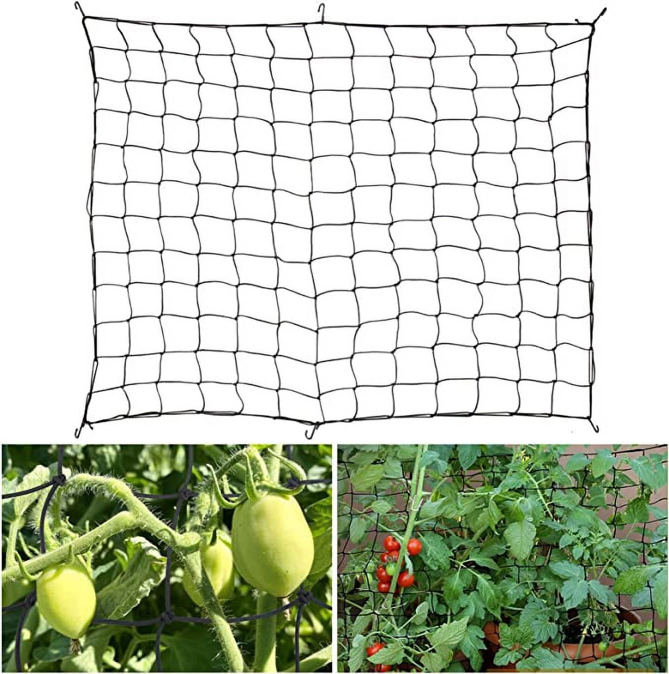 Trellis Net for Climbing Plants Stretch to 5x5ft Elastic Grow Tent