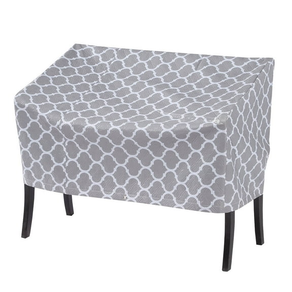 Trellis Pattern Quilted Lounge Cover, 64"L x 33"H x 37"W