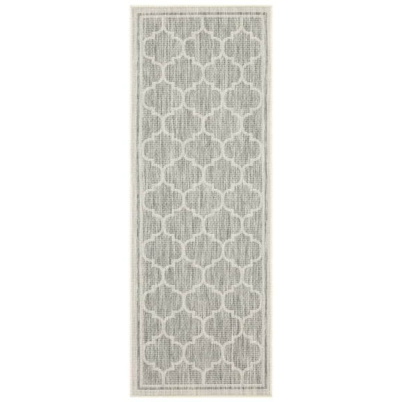 Trellis Pattern Rug - Blend Style in Living Room or Outdoor Deck