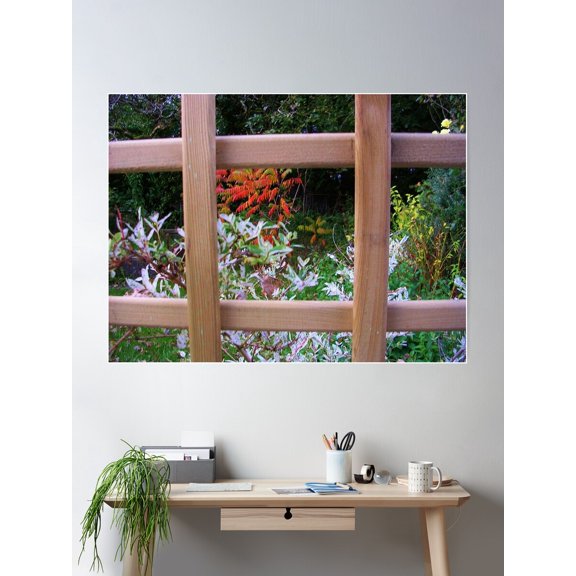 Trellis Poster Wall Art, Modern Wall Decor For Living Room Bedroom, 8x12 UNFRAMED