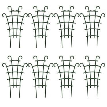 Trellis for Potted Plants, Stackable Small Indoor Plant Trellis for Climbing Plants Outdoor for Vine Ivy Houseplants Flower Plant Support, 8 Pack
