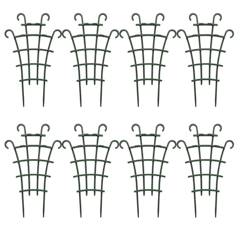 Trellis for Potted Plants, Stackable Small Indoor Plant Trellis for Climbing Plants Outdoor for Vine Ivy Houseplants Flower Plant Support, 8 Pack