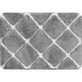 thumbnail image 1 of Trellis Soft & Luxurious Egyptian Cotton Bath Mats, Gray, 1 of 1