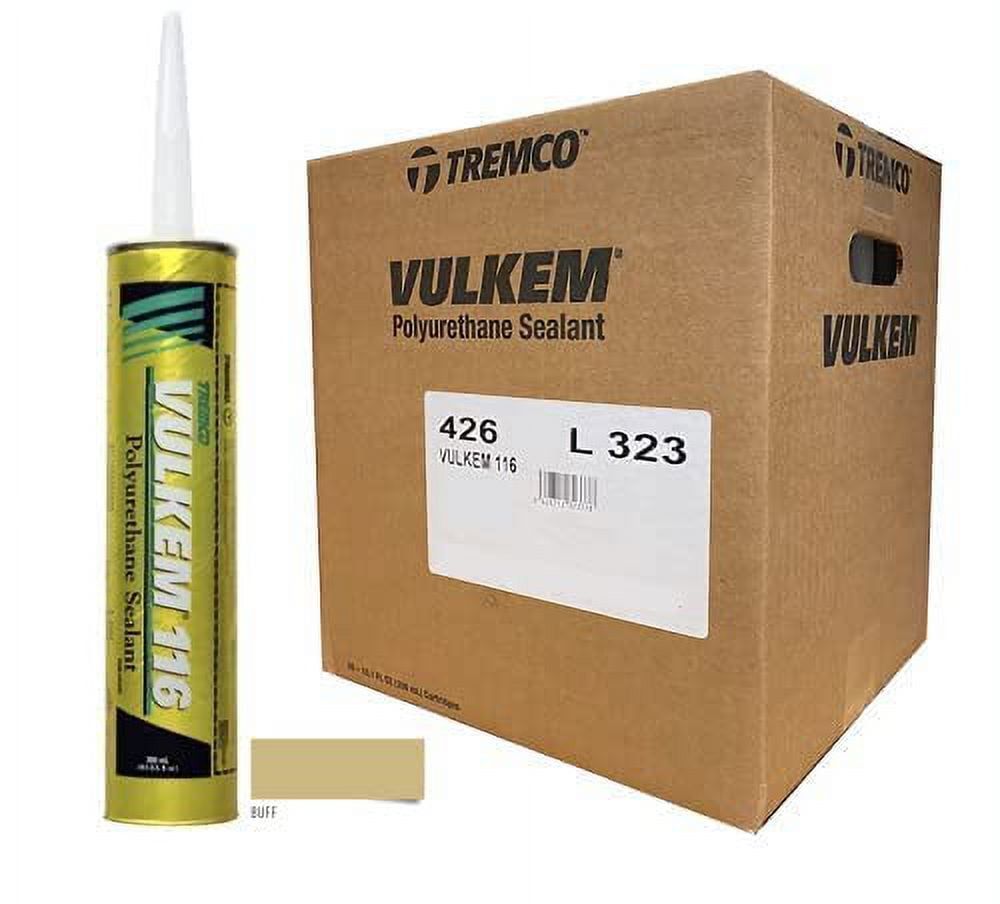 Tremco 116 Vulkem Polyurethane High-Performance Sealant, Buff (Case of 30)