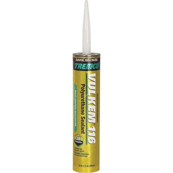 Tremco 116 Vulkem Polyurethane High-Performance Sealant, Dark Bronze