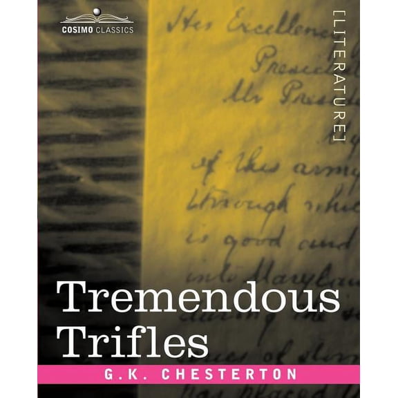 Tremendous Trifles, (Paperback)