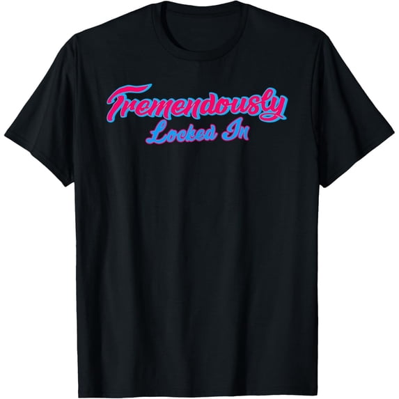 Graphics Designenr Tremendously Locked In Graphic Text Design T-Shirt - Walmart.com