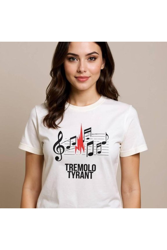 Tremolo tyrant - melodic mayhem music tee, Weird Humor Unisex Shirt, Vintage Graphic Shirts for Men Women, Gen Z Shirt, Meme Shirt