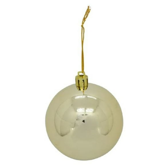 Tremont Floral Gold Ball Christmas Tree Ornaments 8 Piece Set 2.75 Inch