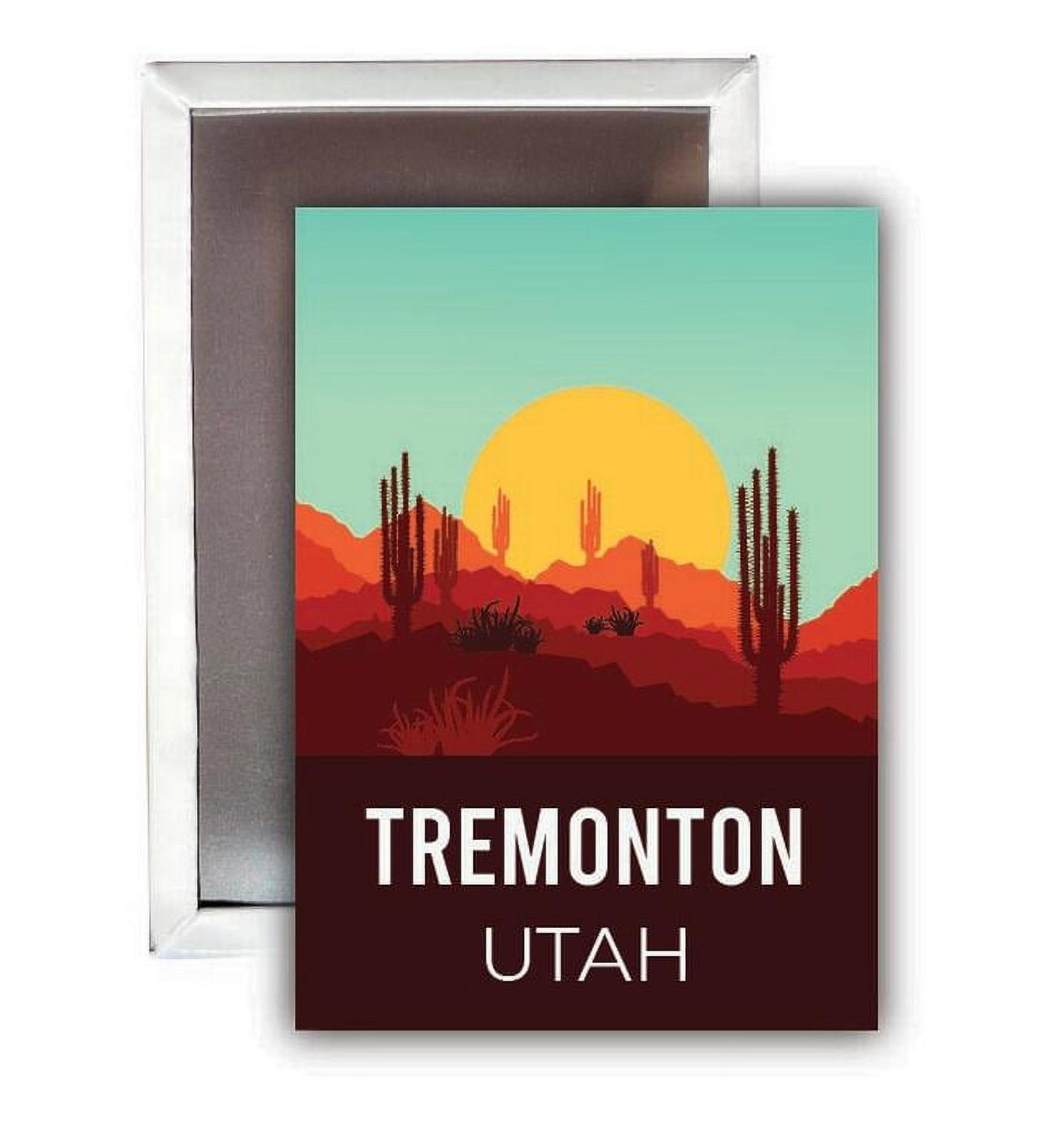 Tremonton Utah 2.5 x 2.5Inch Fridge Desert Design