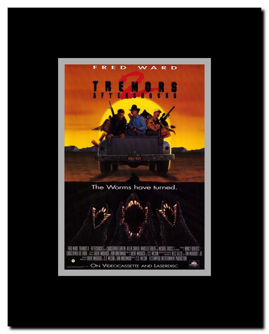 Tremors 2: Aftershocks Framed Movie Poster