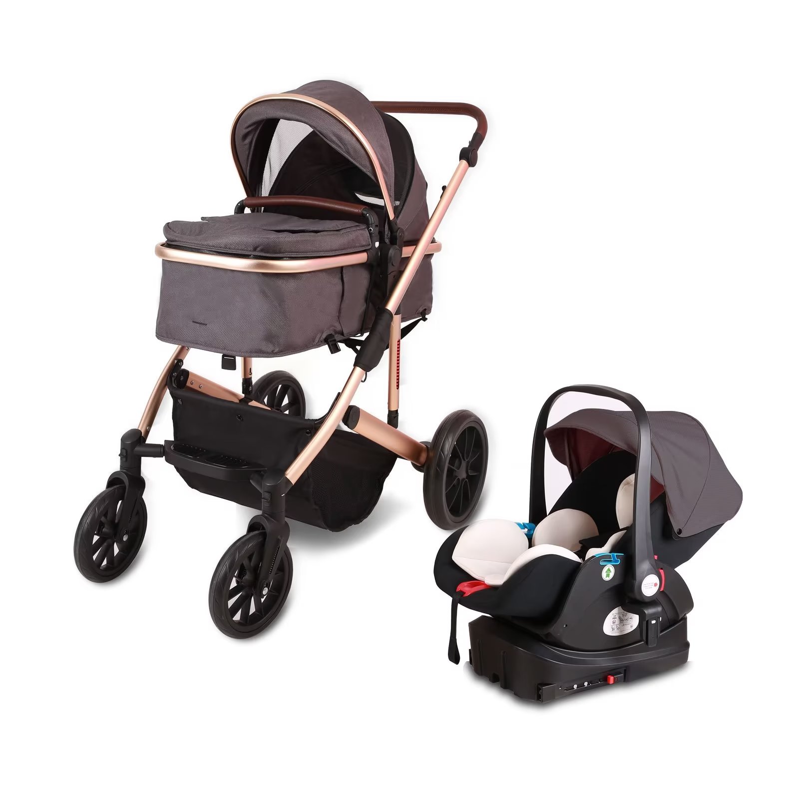 Trenana 5 in 1 Baby Stroller Travel System,Baby Stroller and Car Seat