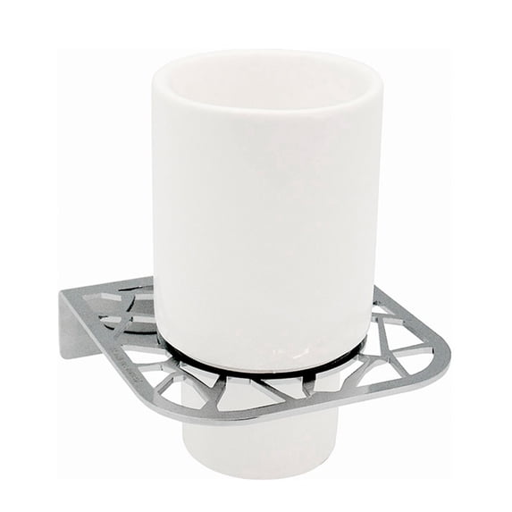 Trencadis Wall Toilet Brush Holder - Chrome