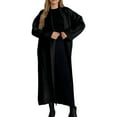 thumbnail image 1 of Trench Coat Fall Jackets for Women Elegant Long Cardigan Sweater Coat For Fashionable And Autumn And Winter Outerwear Stylish Open Front Knit Jacket Ideal For Casual And Formal Occasions, 1 of 4