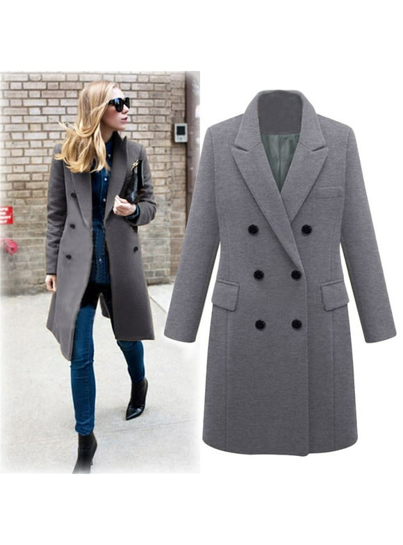 Wool Pea Coats Plus Size