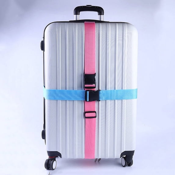 Trend Adjustable Luggage Strap Travel Essential Accessories Suitcase Supplies Fixed Belt Password Straps for 18-34 Inch Suitcase