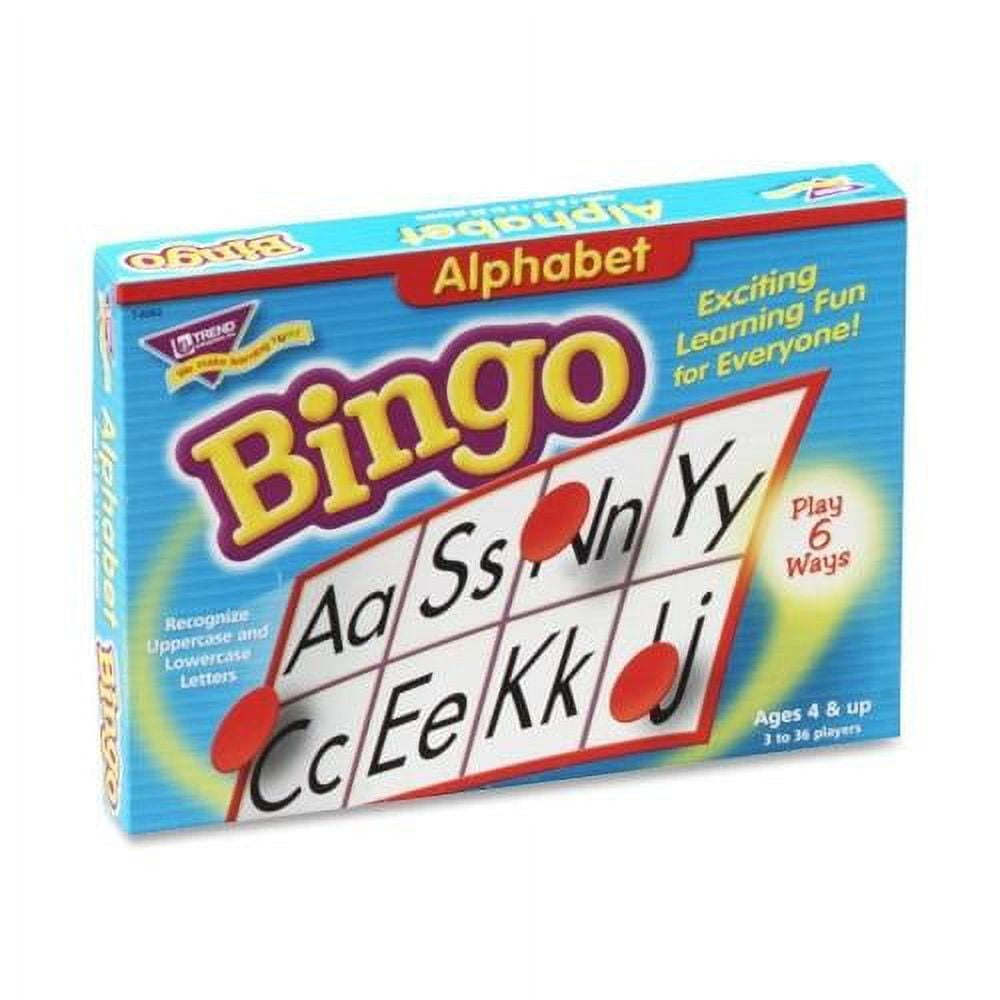 Trend Alphabet Bingo Learning Game - Theme/Subject: Learning - Skill Learning: Alphabet - 4-6 Year Trend Alphabet Bingo Learning Game - Theme/Subject: Learning - Skill Learning: Alphabet - 4-6 Year