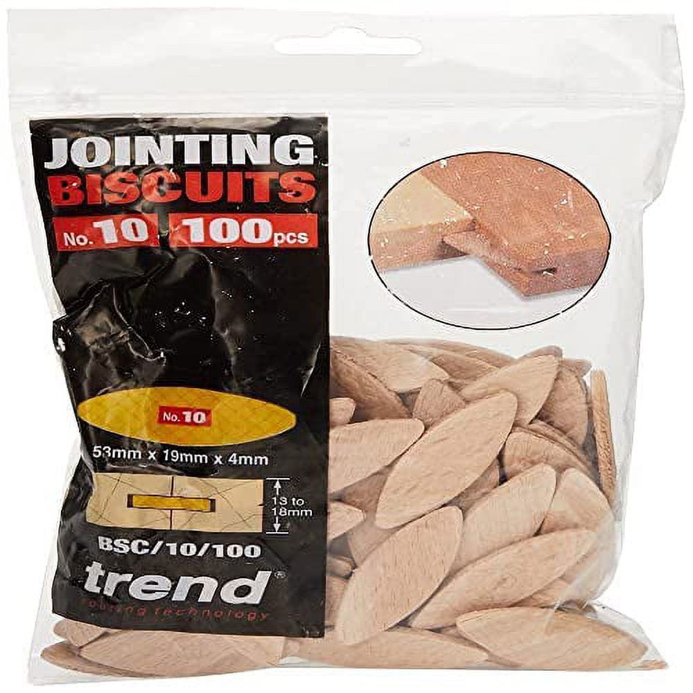Trend BSC/10/100 Number 10 Beechwood Joining Biscuits, 100 ct
