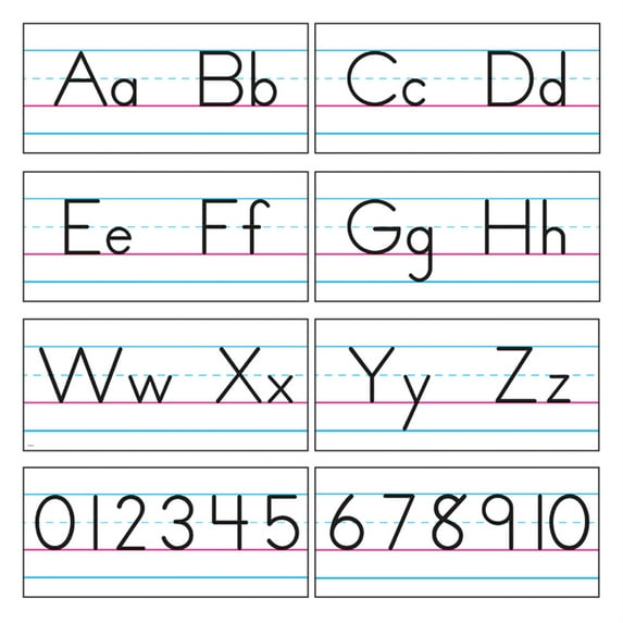 Trend Basic Alphabet Bulletin Board Set - Learning Theme/Subject - Reusable, Durable - Multicolor - 1 / Pack | Bundle of 5