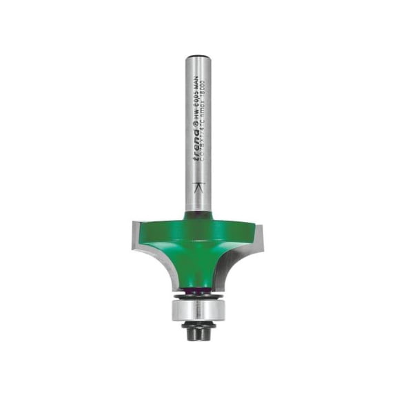 Trend - C078 x 1/4 TC Round Over Two Flute Cutter 9.5 x 15.9mm