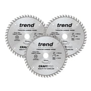 Trend - CraftPro Panel Trim Saw Blade 165 x 20mm x 48T Pack 3