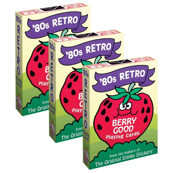 Trend Enterprises 80's Retro Playing Cards Multicolored 3/Bundle (T-20101-3)