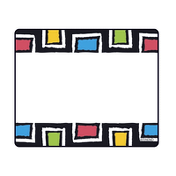 Trend Enterprises T-68120 Bold Stroke Rectangle Terific Label - 36 Count