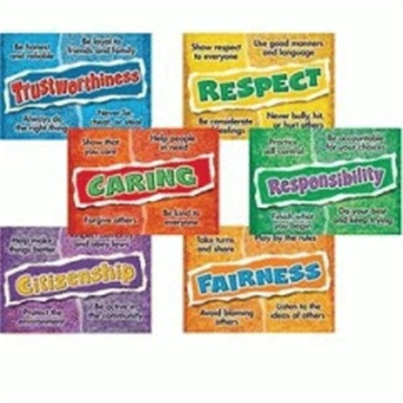 Trend Enterprises Character Choices Poster Combo Pack