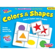 Trend, Tep58103, Colors/Shapes Match Me Learning Game, 1 Each, Multi
