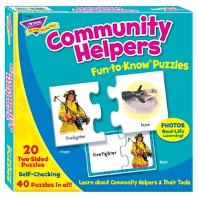 Trend Community Helpers Alphabet Puzzle Set