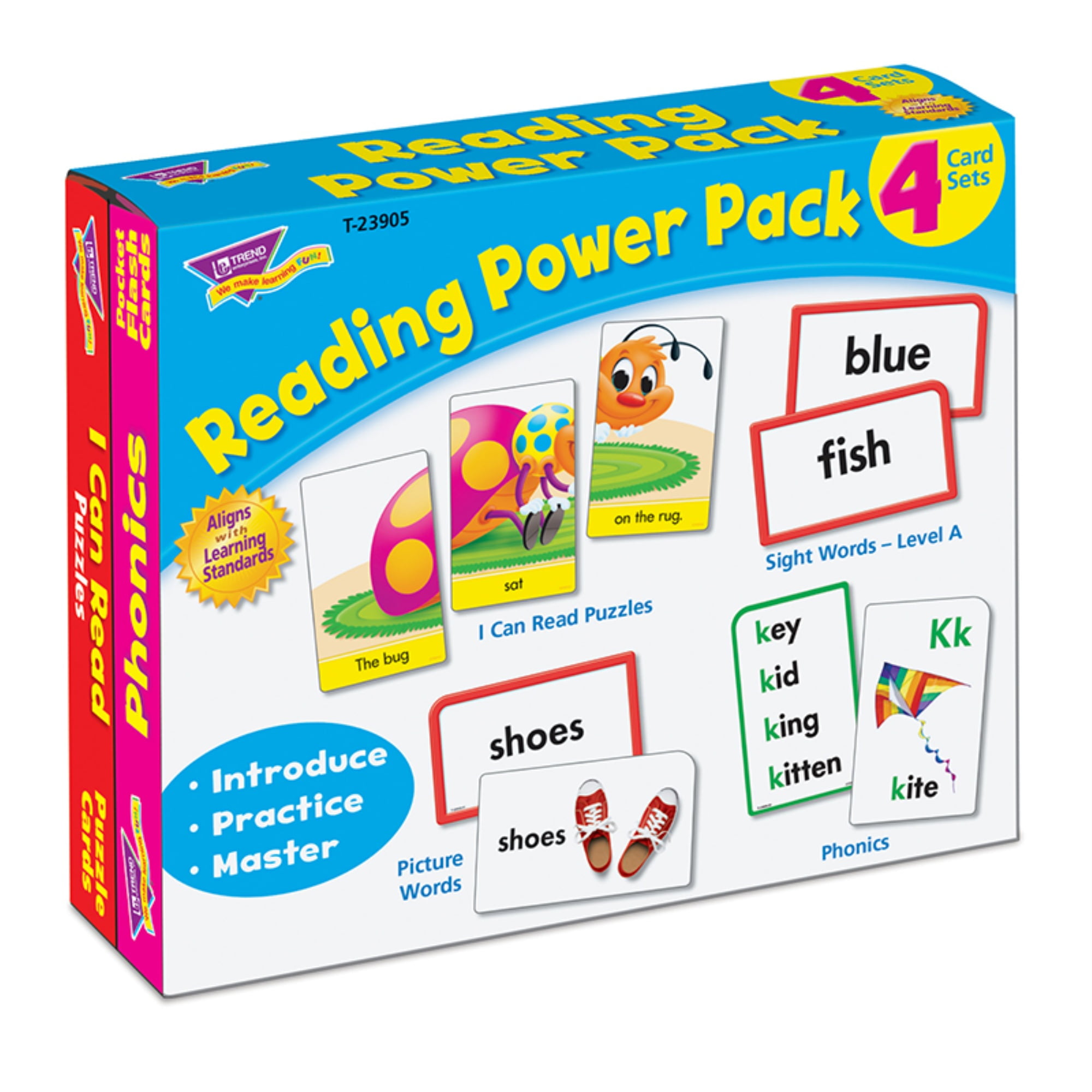 Trend Enterprises Flash Card Power Pack 3-1/8