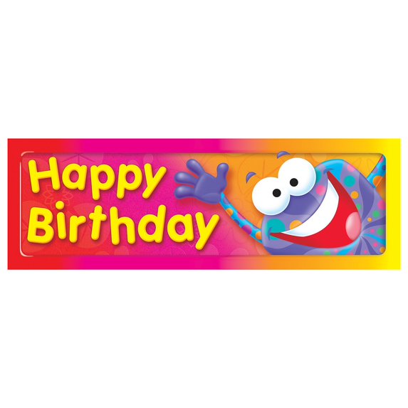 Trend Enterprises Trend Frogtastic! Bookmarks: Happy Birthday 36/Pack T-12061