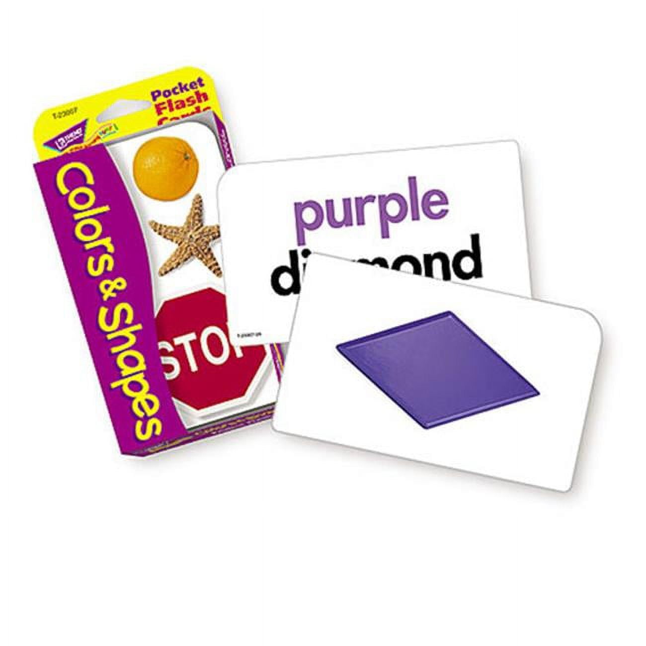 T-23007 - Shapes & Colors Pocket Flash Cards by Trend Enterprises Inc ...