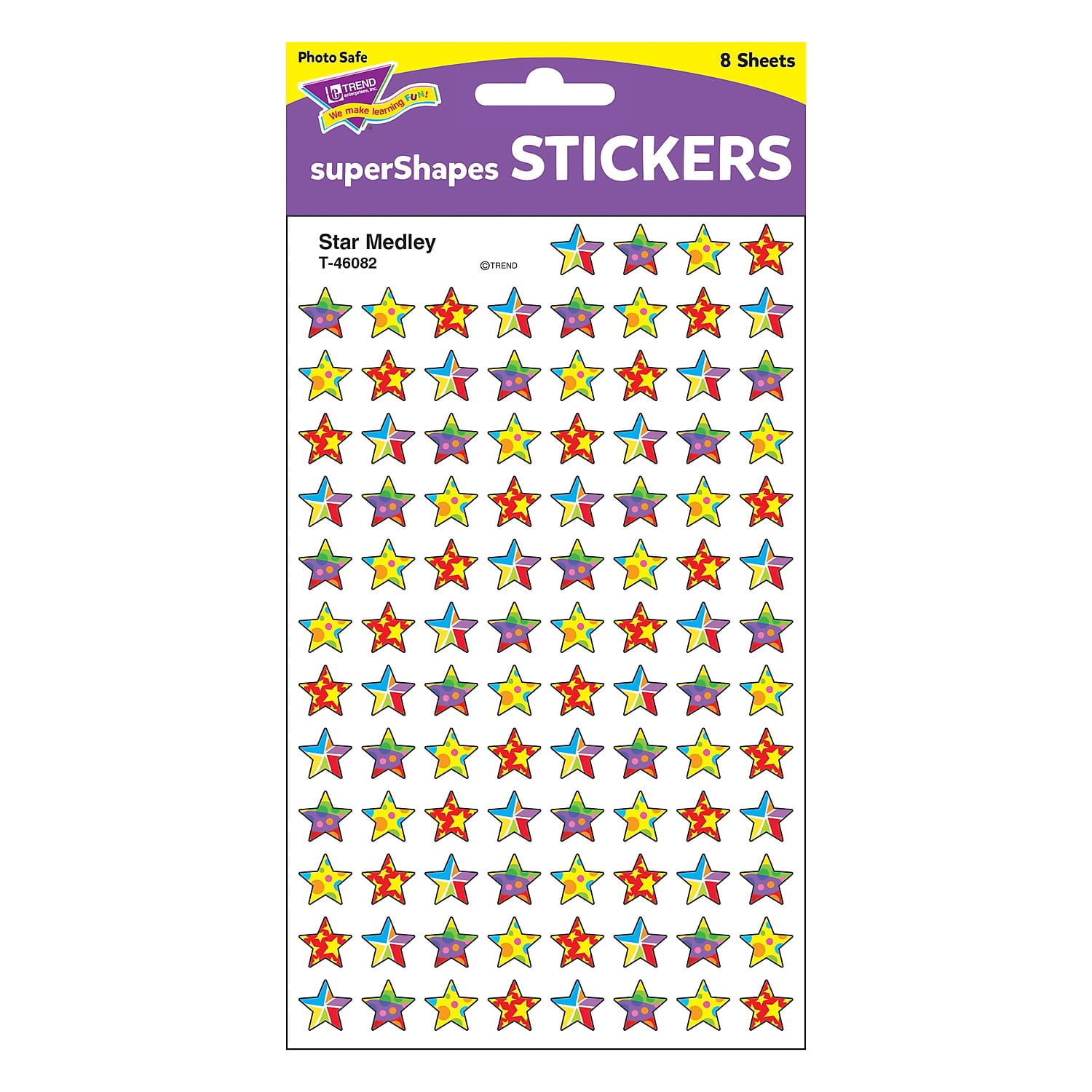 TREND Star Medley superShapes Stickers - Walmart.com