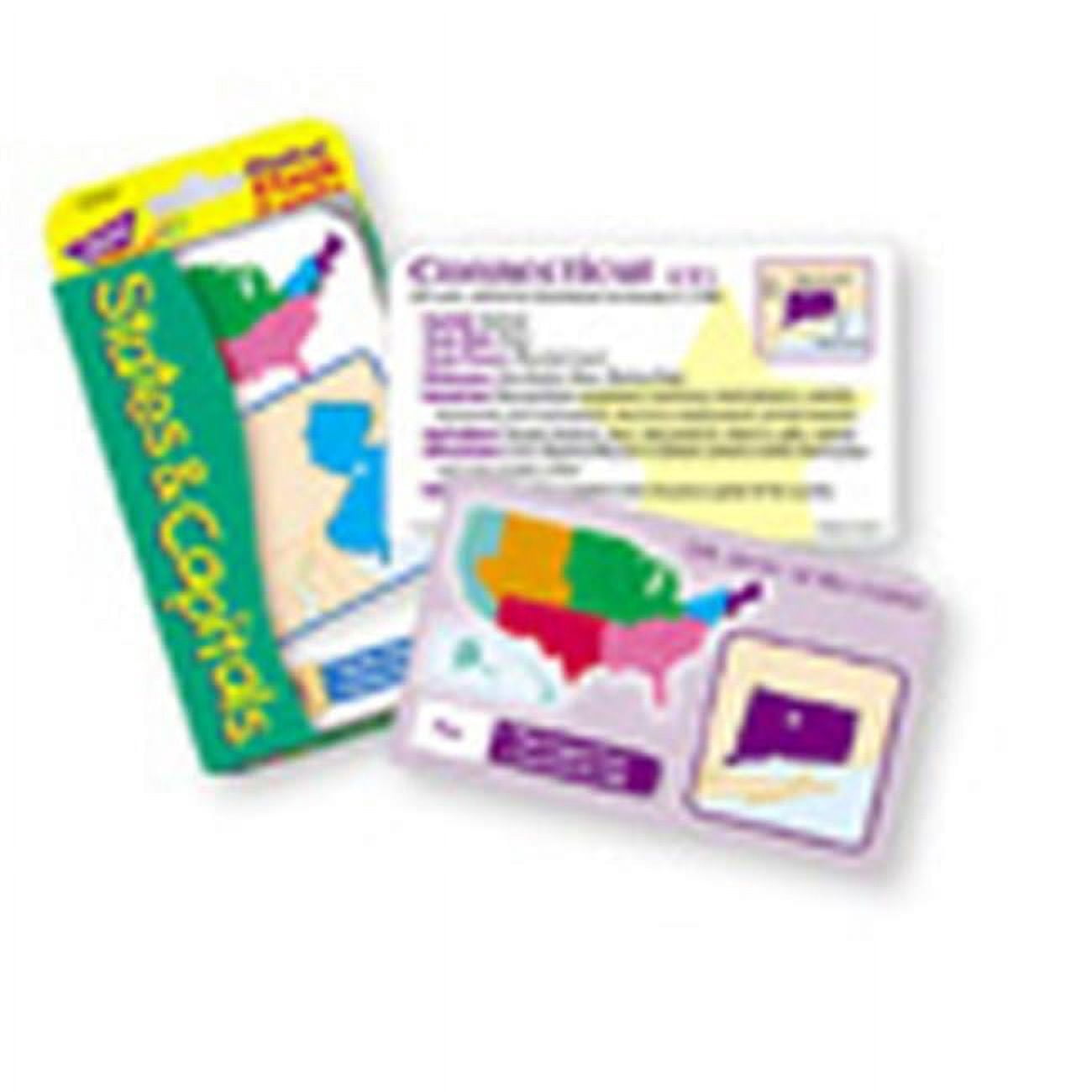 Trend Enterprises Pocket Flash Cards States Capitals-3 X 5 56 Two-Sided ...