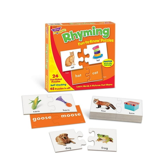 Trend Rhyming Puzzle Set - 48 Piece - 3+