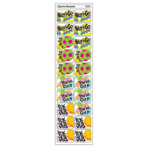 TREND ENTERPRISES INC. T-47105 APPLAUSE STICKERS SPORTS REWARDS