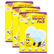 TREND Busy Bees Classic Accents Variety Pack, 36 Per Pack, 3 Packs