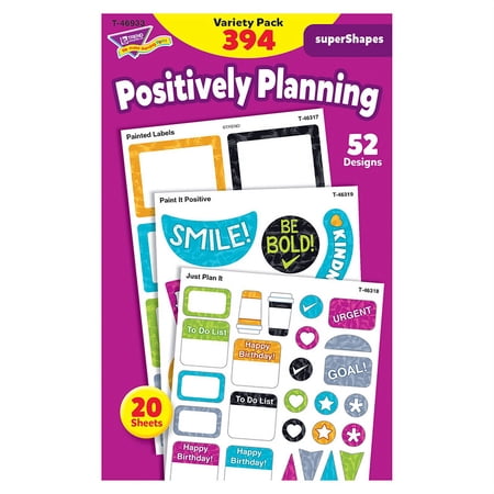 Trend Enterprises T-46933 Color Harmony Planning Stickers Supershapes