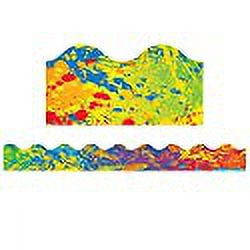 Trend Enterprises T-92334 Splashy Colors Trimmers Scalloped- Edge 12 per Pack 2.25 X 39 Total