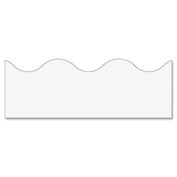 Trend, TEPT9883, solid-colored Terrific Trimmers, 12 / Pack, White