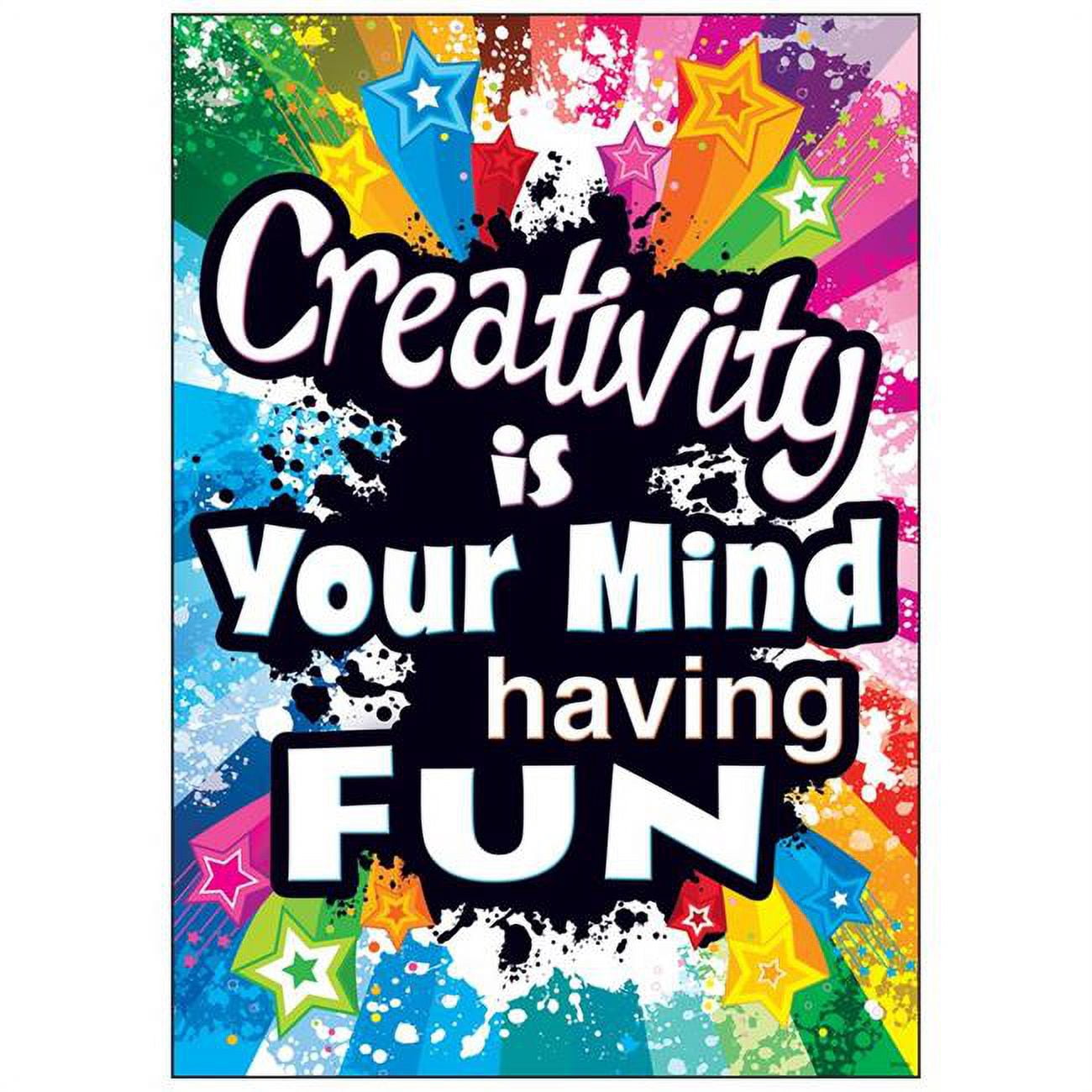 Trend Enterprises T-A67056BN 13.37 x 19 in. 6 Piece Poster - Creativity ...