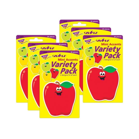 TREND Apples Mini Accents Variety Pack, 216 Pieces