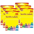 thumbnail image 1 of TREND Colorful Crayons Terrific Labels, 36 Per Pack, 6 Packs, 1 of 4