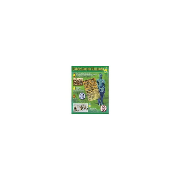 Trend Enterprises Underground Railroad Learning Chart T-38308