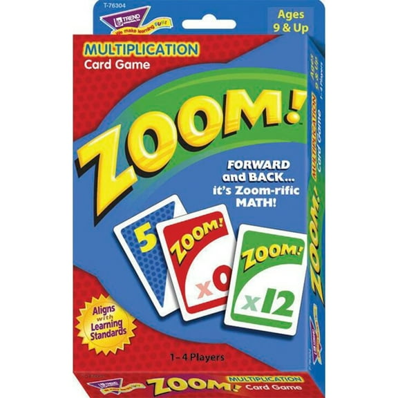 Trend Enterprises® Zoom Math Card Game, Ages 9 And Up