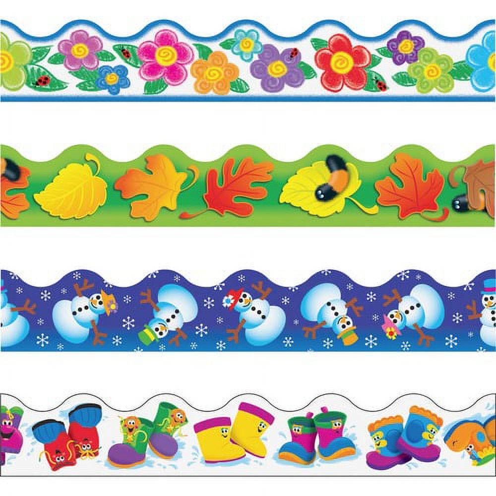 Trend Four Seasons Trimmer Pack - 4 x Seasonal Image Shape - Precut, Reusable - 1872 Trend Four Seasons Trimmer Pack - 4 x Seasonal Image Shape - Precut, Reusable - 1872