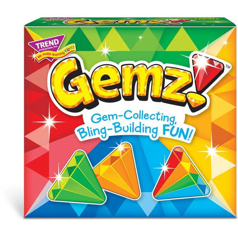 Trend Gemz! Three Corner Card Game - 2 to 4 Players - 1 Each